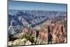From Bright Angel Point, North Rim, Grand Canyon National Park, UNESCO World Heritage Site, Arizona-Richard Maschmeyer-Mounted Photographic Print