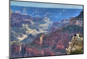 From Bright Angel Point, North Rim, Grand Canyon National Park, UNESCO World Heritage Site, Arizona-Richard Maschmeyer-Mounted Photographic Print