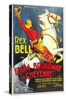 From Broadway to Cheyenne, Rex Bell, 1932-null-Stretched Canvas