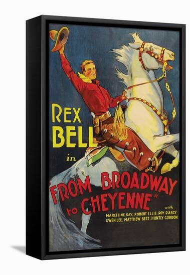 From Broadway to Cheyenne-null-Framed Stretched Canvas