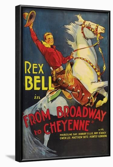 From Broadway to Cheyenne-null-Framed Art Print