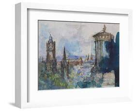 From Calton Hill, Edinburgh-Ann Oram-Framed Giclee Print