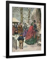 'From 'Christmas'. Alexander Smith's Essays 'Dreamthorp,' 1862, (1923)-Charles Edmund Brock-Framed Giclee Print