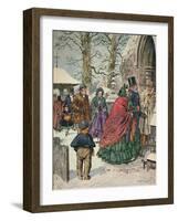 'From 'Christmas'. Alexander Smith's Essays 'Dreamthorp,' 1862, (1923)-Charles Edmund Brock-Framed Giclee Print