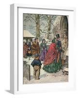 'From 'Christmas'. Alexander Smith's Essays 'Dreamthorp,' 1862, (1923)-Charles Edmund Brock-Framed Giclee Print