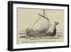 From England, Bound for India! the Serapis of a Thousand Years Ago-null-Framed Giclee Print