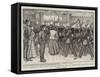 From Glasgow to the Front, the Departure of the 2nd Cameronians, Scottish Rifles-William Ralston-Framed Stretched Canvas