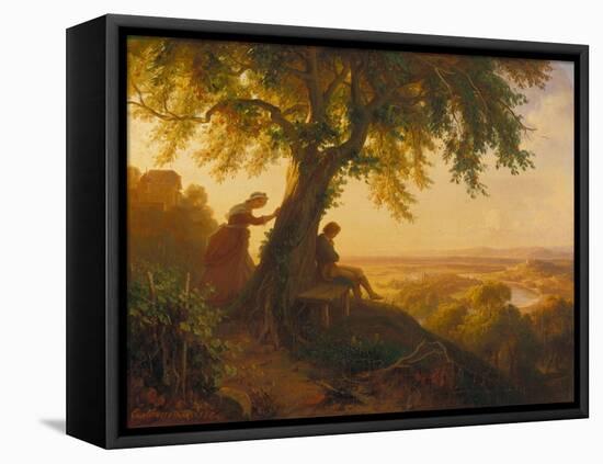 From Goethe's Hermann Und Dorothea, 1864-Eugen Napolean Neureuther-Framed Stretched Canvas