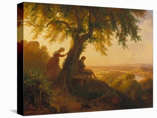 From Goethe's Hermann Und Dorothea, 1864-Eugen Napolean Neureuther-Stretched Canvas