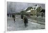 From Gronland Kristiania  Oslo, 1888 oil on panel-Fritz Thaulow-Framed Giclee Print