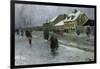 From Gronland Kristiania  Oslo, 1888 oil on panel-Fritz Thaulow-Framed Giclee Print