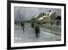 From Gronland Kristiania  Oslo, 1888 oil on panel-Fritz Thaulow-Framed Giclee Print