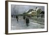 From Gronland Kristiania  Oslo, 1888 oil on panel-Fritz Thaulow-Framed Giclee Print