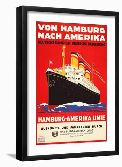 From Hamburg to America. Austria, Graz, 1938-1939 (J. Weiner, Vienna)-null-Framed Premium Giclee Print