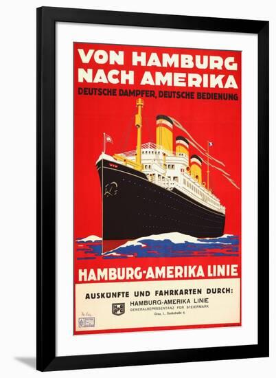 From Hamburg to America. Austria, Graz, 1938-1939 (J. Weiner, Vienna)-null-Framed Giclee Print