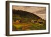 From Hegge in Valdres, (Oil on Canvas)-Harald Oscar Sohlberg-Framed Giclee Print