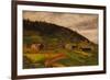 From Hegge in Valdres, (Oil on Canvas)-Harald Oscar Sohlberg-Framed Giclee Print