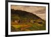 From Hegge in Valdres, (Oil on Canvas)-Harald Oscar Sohlberg-Framed Giclee Print