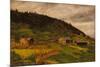 From Hegge in Valdres, (Oil on Canvas)-Harald Oscar Sohlberg-Mounted Giclee Print