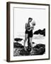 FROM HERE TO ETERNITY, 1953 directed by FRED ZINNEMANN Burt Lancaster and Deborah Kerr (b/w photo)-null-Framed Photo