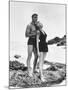 FROM HERE TO ETERNITY, 1953 directed by FRED ZINNEMANN Burt Lancaster and Deborah Kerr (b/w photo)-null-Mounted Photo