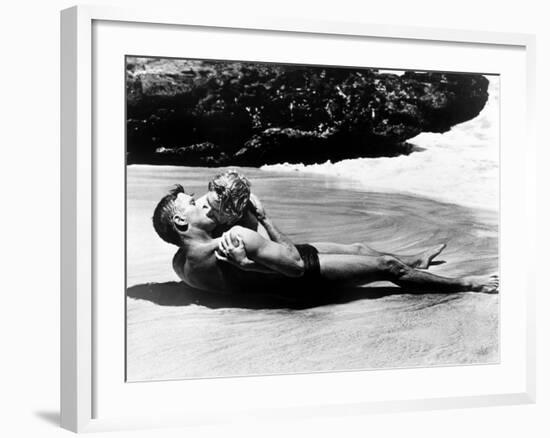 From Here to Eternity, Burt Lancaster, Deborah Kerr, 1953-null-Framed Photo