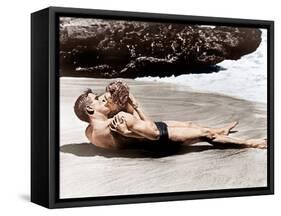 From Here to Eternity, Burt Lancaster, Deborah Kerr, 1953-null-Framed Stretched Canvas