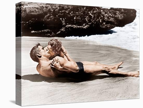 From Here to Eternity, Burt Lancaster, Deborah Kerr, 1953-null-Stretched Canvas