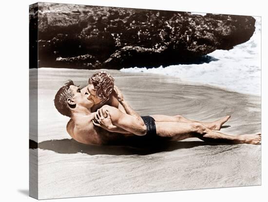 From Here to Eternity, Burt Lancaster, Deborah Kerr, 1953-null-Stretched Canvas