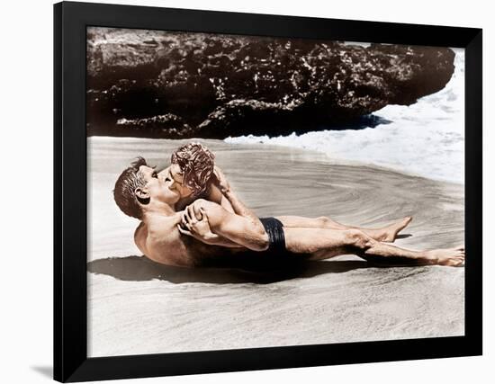 From Here to Eternity, Burt Lancaster, Deborah Kerr, 1953-null-Framed Photo