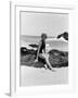 From Here to Eternity by FredZinnemann with Deborah Kerr (1921 - 2007), here 1953 (b/w photo)-null-Framed Photo
