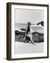 From Here to Eternity by FredZinnemann with Deborah Kerr (1921 - 2007), here 1953 (b/w photo)-null-Framed Photo