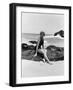 From Here to Eternity by FredZinnemann with Deborah Kerr (1921 - 2007), here 1953 (b/w photo)-null-Framed Photo