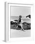 From Here to Eternity by FredZinnemann with Deborah Kerr (1921 - 2007), here 1953 (b/w photo)-null-Framed Photo