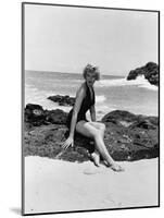 From Here to Eternity by FredZinnemann with Deborah Kerr (1921 - 2007), here 1953 (b/w photo)-null-Mounted Photo