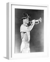 From Here to Eternity, Montgomery Clift, 1953, Army Bugler at Work-null-Framed Photo