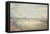 From Hungerford Pier, 1837-Gideon Yates-Framed Stretched Canvas