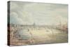 From Hungerford Pier, 1837-Gideon Yates-Stretched Canvas