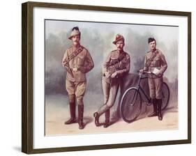 From Left, a Trooper of the South African Light Horse-Louis Creswicke-Framed Giclee Print