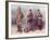 From Left, a Trooper of the South African Light Horse-Louis Creswicke-Framed Giclee Print