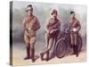 From Left, a Trooper of the South African Light Horse-Louis Creswicke-Stretched Canvas