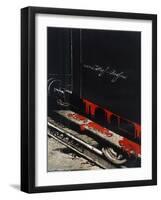 'From Liege to Aix-la-Chapelle, 1914' (1916)-Louis Raemaekers-Framed Giclee Print