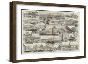 From London to the Riviera and Italy-null-Framed Giclee Print