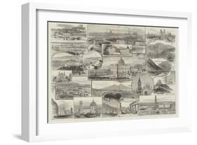 From London to the Riviera and Italy-null-Framed Giclee Print