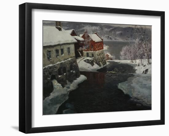 From Mesna, 1905-Fritz Thaulow-Framed Giclee Print