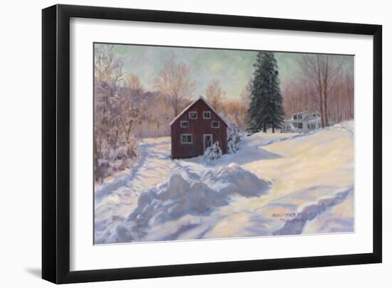 From My Studio in Winter-Christopher Pierce-Framed Giclee Print