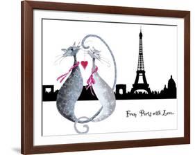 From Paris with Love-Marilyn Robertson-Framed Art Print