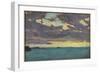 From Pentire Point (Oil on Panel)-Arthur Hughes-Framed Giclee Print