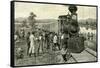 From Portland to the Yellowstone Park. a Breakdown on the Line 1891 Usa-null-Framed Stretched Canvas