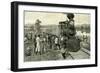 From Portland to the Yellowstone Park. a Breakdown on the Line 1891 Usa-null-Framed Giclee Print